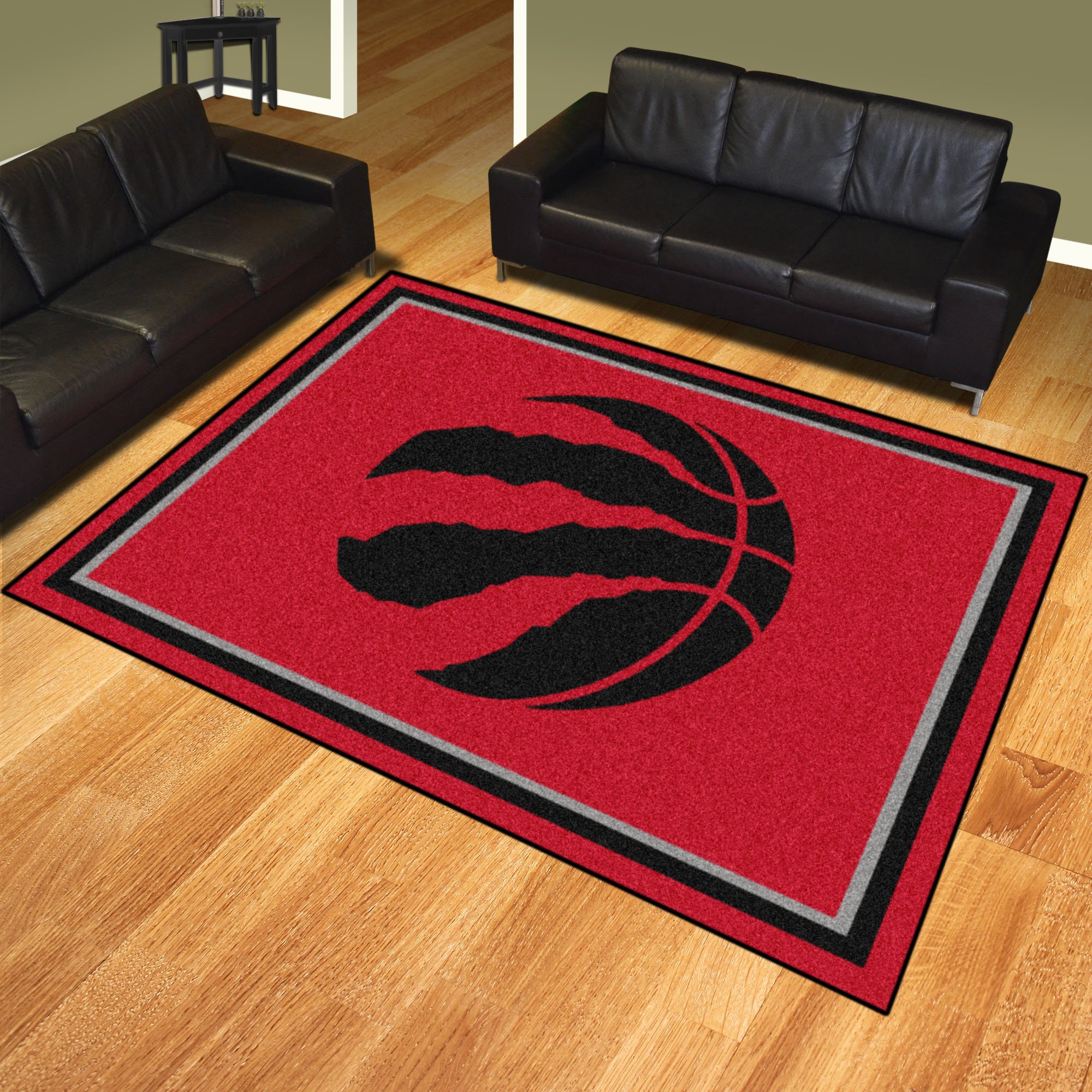 Toronto Raptors Area Rug â€“ Nylon 8â€™ x 10â€™