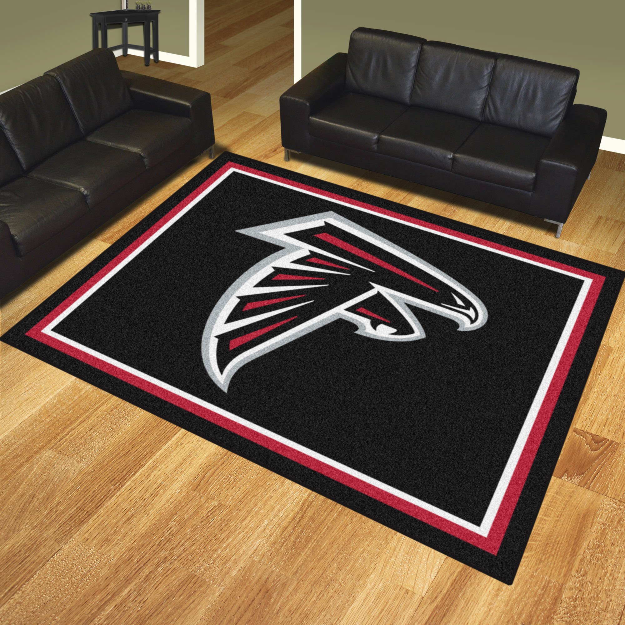 Atlanta Falcons Area Rug 8 x 10 Nylon
