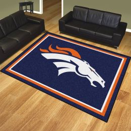 Denver Broncos Area Rug â€“ Nylon 8â€™ x 10â€™