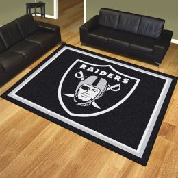 Oakland Raiders Area Rug â€“ Nylon 8â€™ x 10â€™