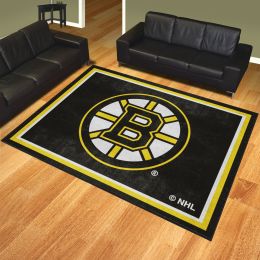 Boston Bruins 1/4" Plush Area Rug – Nylon 8’ x 10’