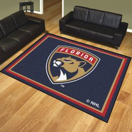 Florida Panthers 1/4" Plush Area Rug â€“ Nylon 8â€™ x 10â€™