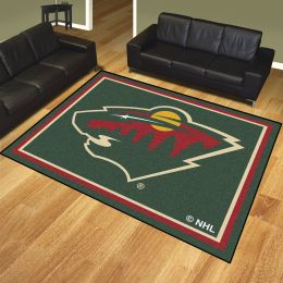 Minnesota Wild 1/4" Plush Area Rug â€“ Nylon 8â€™ x 10â€™