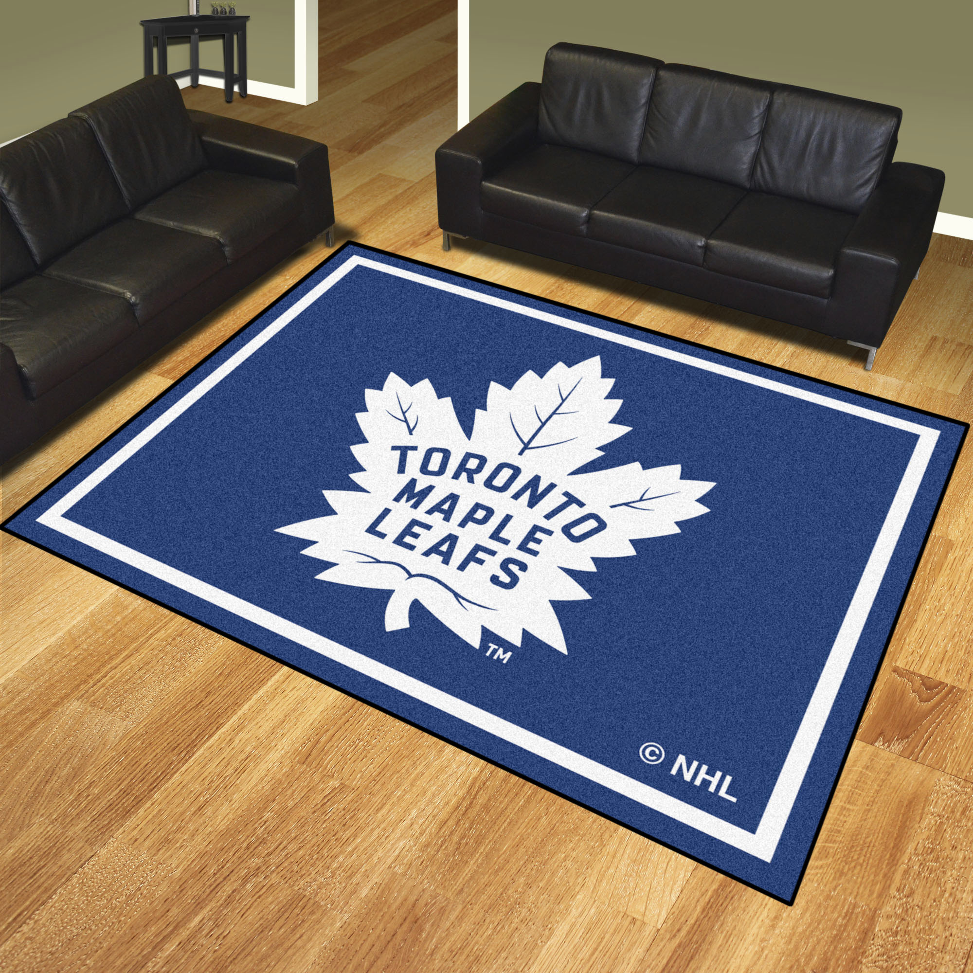 Toronto Maple Leafs 1/4" Plush Area Rug â€“ Nylon 8â€™ x 10â€™