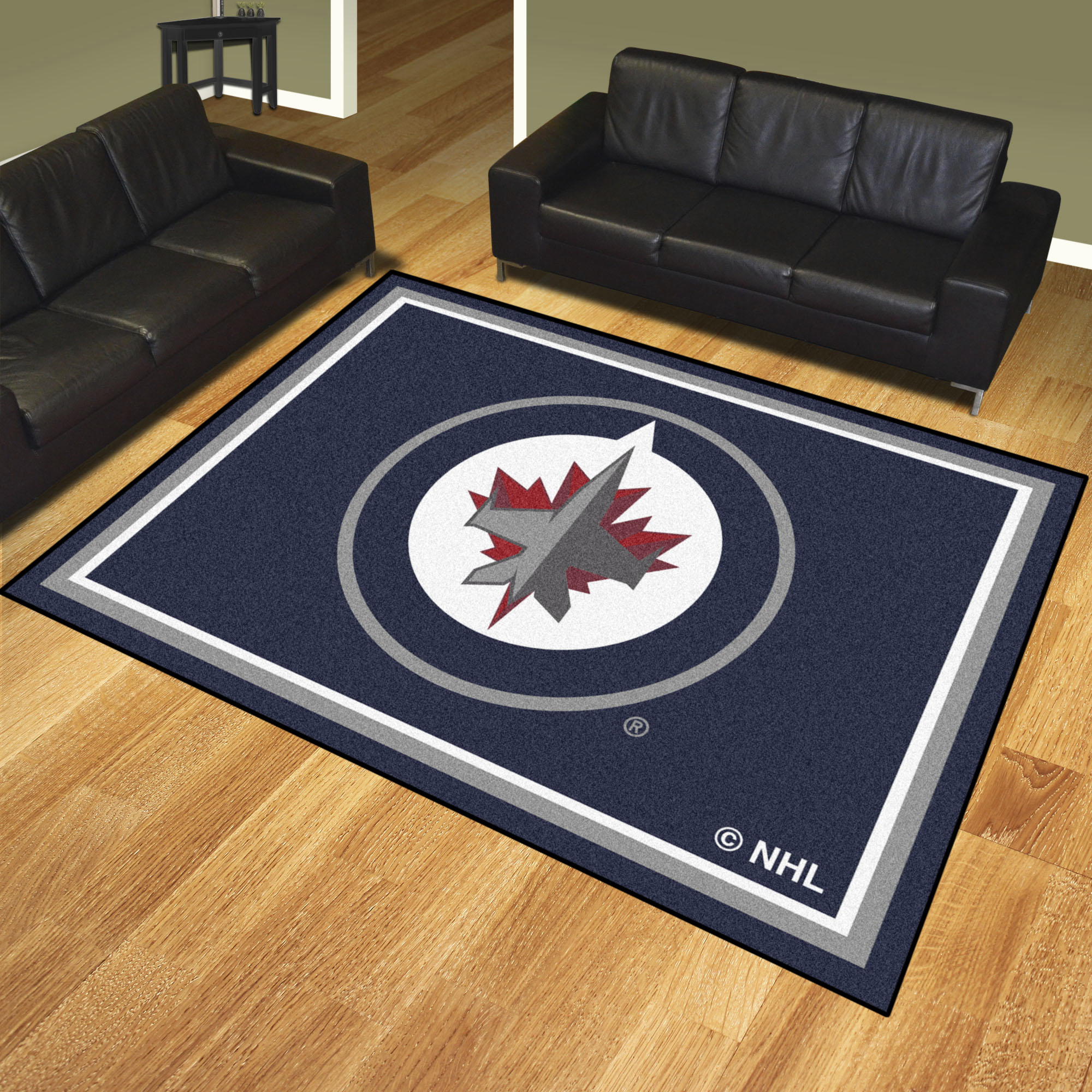 Winnipeg Jets 1/4" Plush Area Rug – Nylon 8’ x 10’