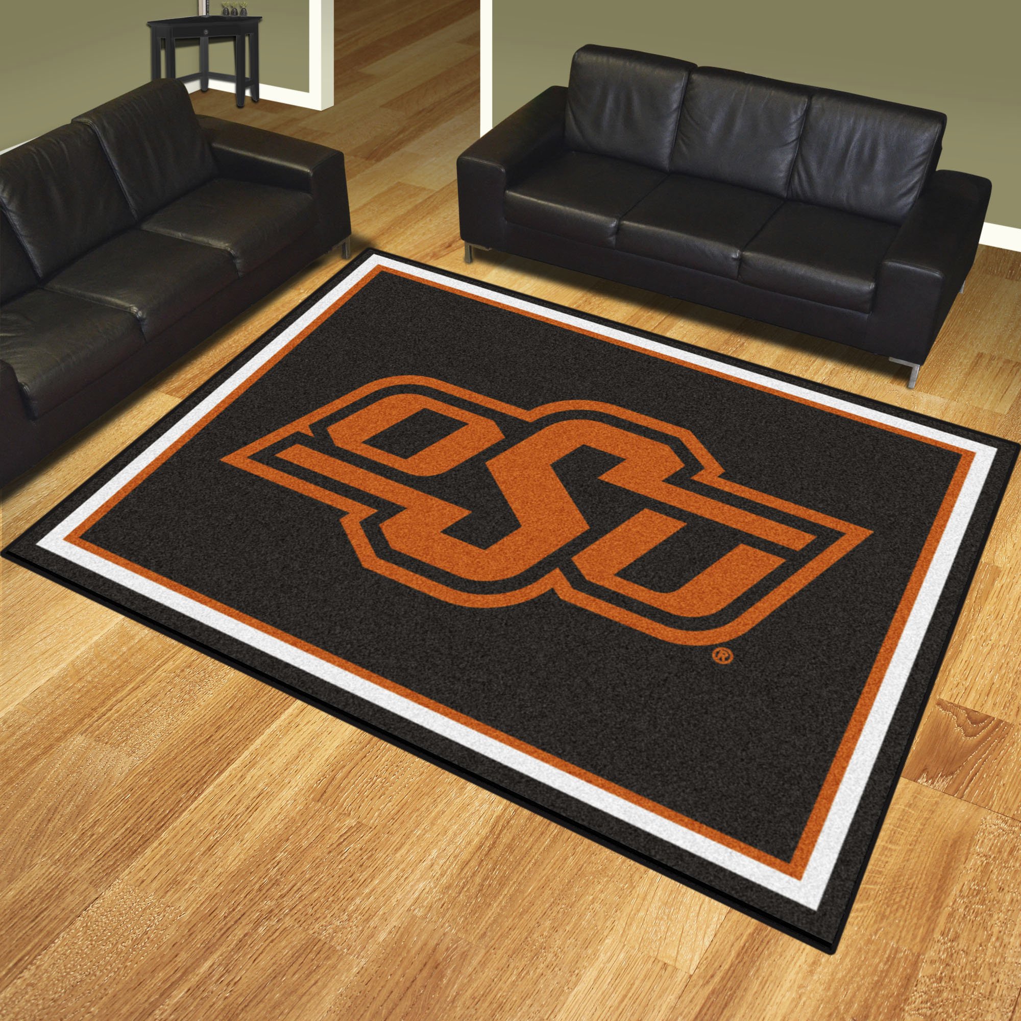 Oklahoma State University Area Rug â€“ Nylon 8â€™ x 10â€™