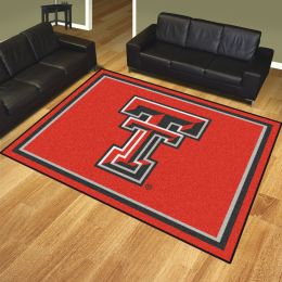 Texas Tech University Red Raiders Area Rug - Nylon 8' x 10'