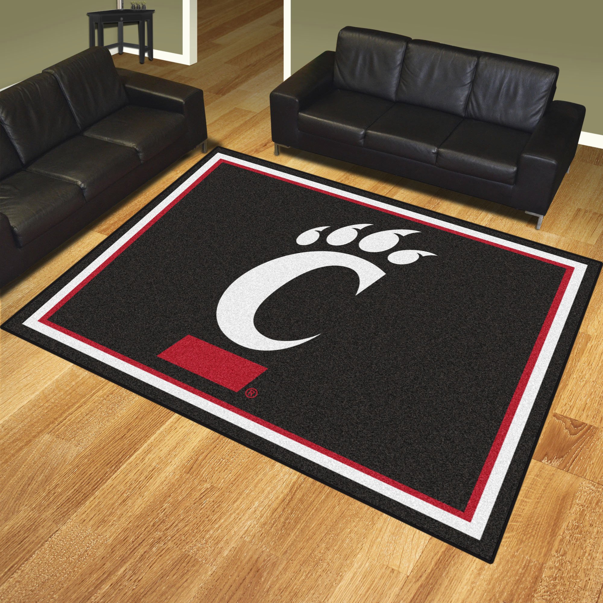 University of Cincinnati Bearcats Area Rug Nylon 8' x 10'