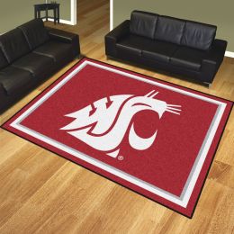 Washington State University Cougars Area Rug - Nylon 8' x 10'
