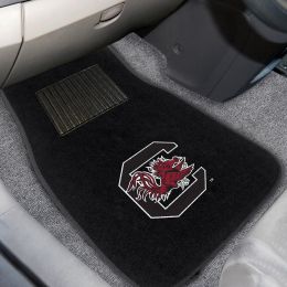 University of South Carolina Embroidered Car Mat Set - Carpet