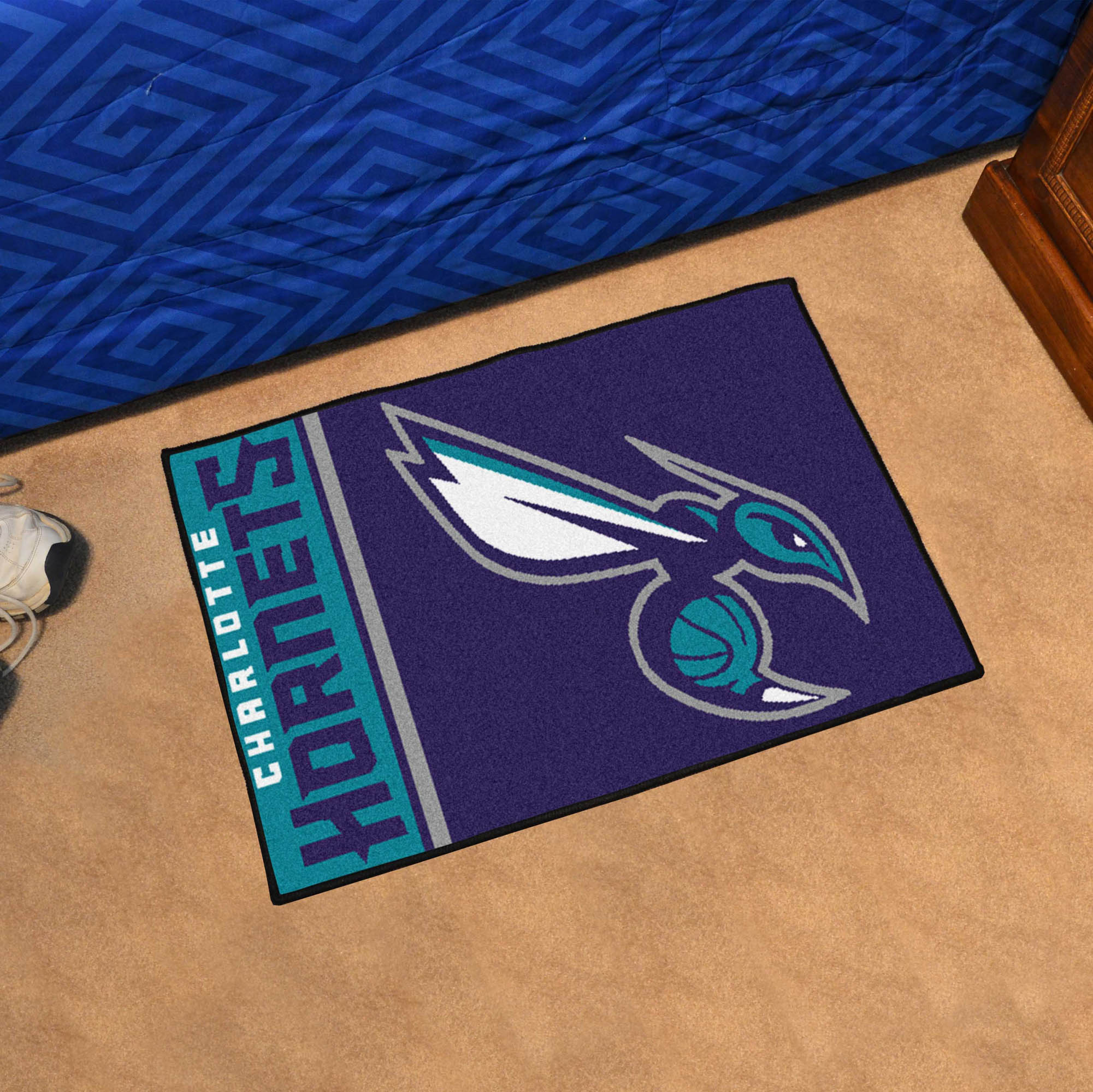 Charlotte Hornets Logo Inspired Starter Doormat - 19x30