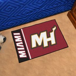 Miami Heat Logo Inspired Starter Doormat - 19x30