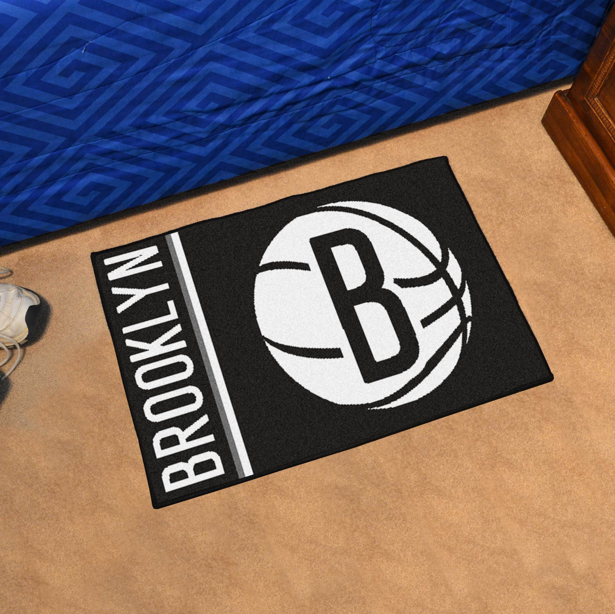 Brooklyn Nets Logo Inspired Starter Doormat - 19x30