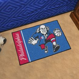 Philadelphia 76ers Logo Inspired Starter Doormat - 19x30