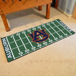 Auburn University Tigers "AU" Football Field Runner Rug