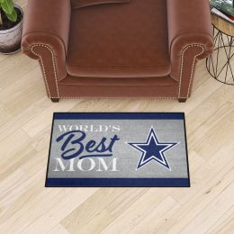 Dallas Cowboys Worldâ€™s Best Mom Starter Doormat - 19 x 30