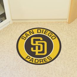 San Diego Padres Roundel Area Rug â€“ Nylon