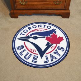 Toronto Blue Jays Roundel Area Rug â€“ Nylon