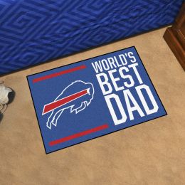 Buffalo Bills Worldâ€™s Best Dad Starter Doormat - 19 x 30