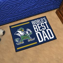 Notre Dame Fighting Irish Worldâ€™s Best Dad Starter Doormat - 19 x 30