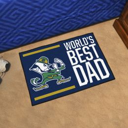 Notre Dame Fighting Irish Worldâ€™s Best Dad Starter Doormat - 19 x 30