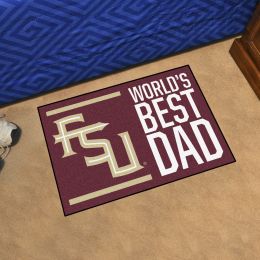 Florida State Seminoles World’s Best Dad Starter Doormat - 19 x 30