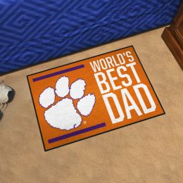 Clemson World’s Best Dad Starter Doormat - 19 x 30