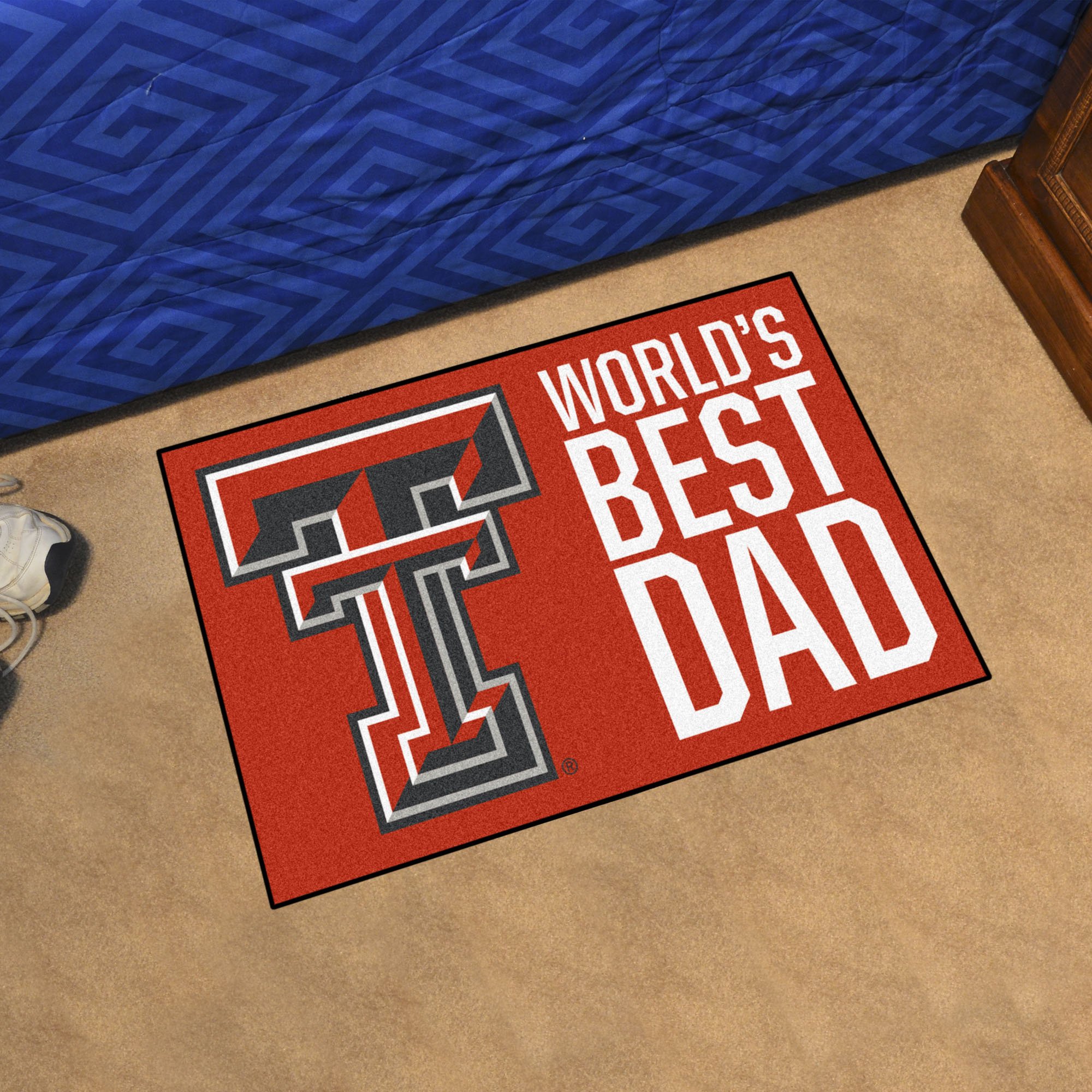 Texas Tech Red Raiders Worldâ€™s Best Dad Starter Doormat - 19 x 30