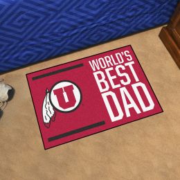 Utah World's Best Dad Starter Doormat - 19 x 30