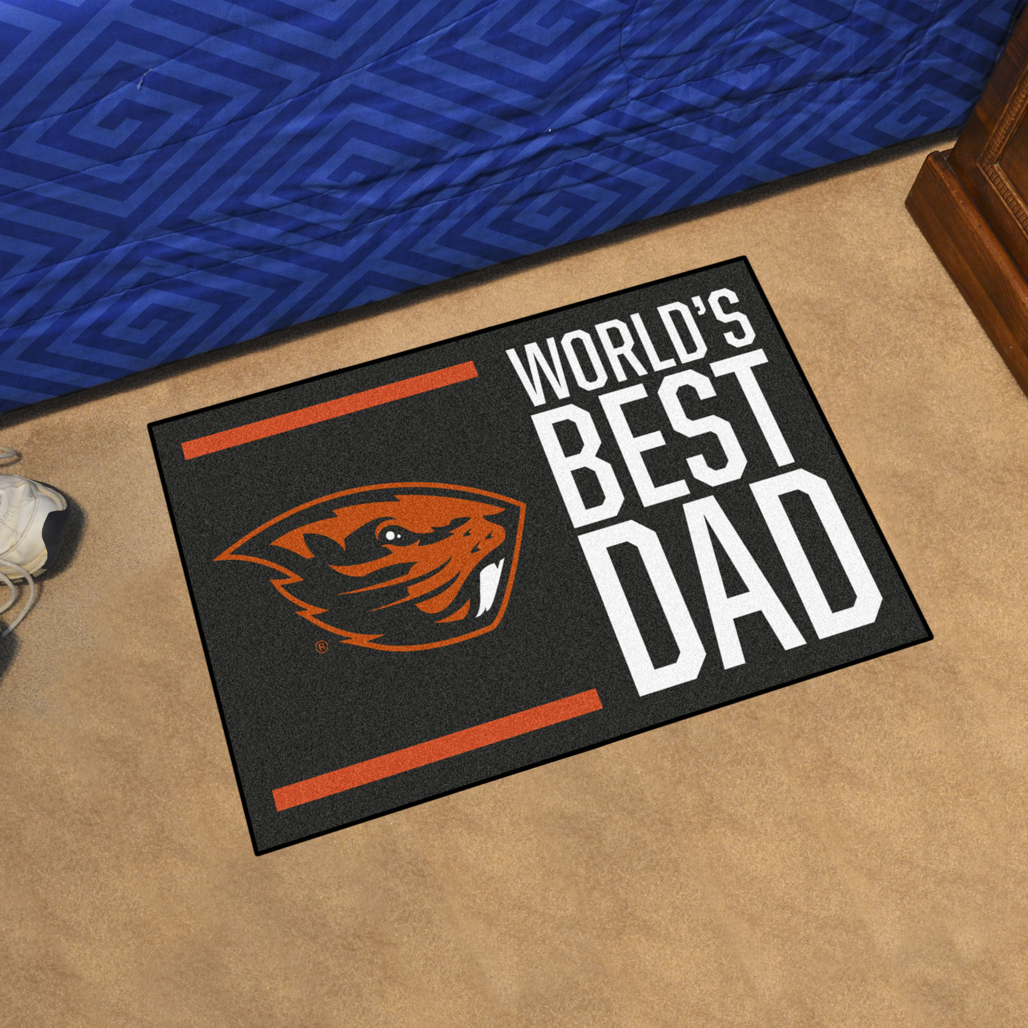 Oregon State Worldâ€™s Best Dad Starter Doormat - 19 x 30
