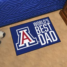 Arizona Wildcats World’s Best Dad Starter Doormat - 19 x 30