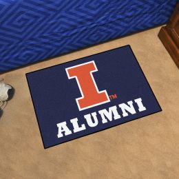 Illinois Fighting Illini Alumni Starter Doormat - 19 x 30