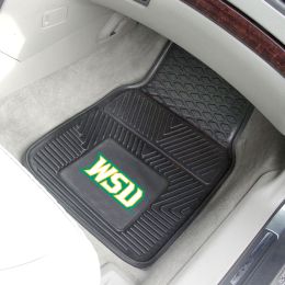 Wright State University 2pc Vinyl Car Floor Mats - 18" x 27"