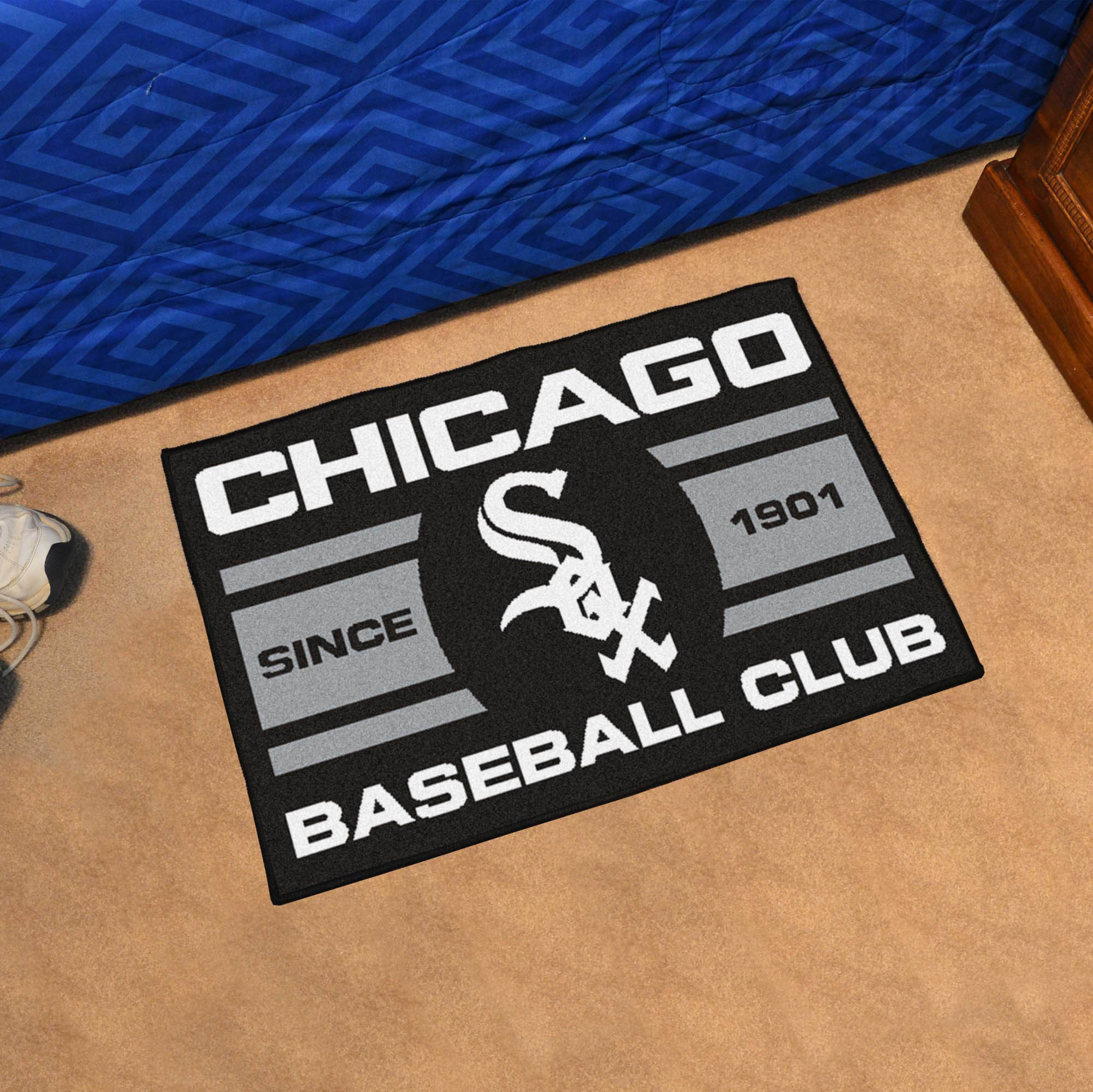 Chicago White Sox Baseball Club Doormat â€“ 19 x 30