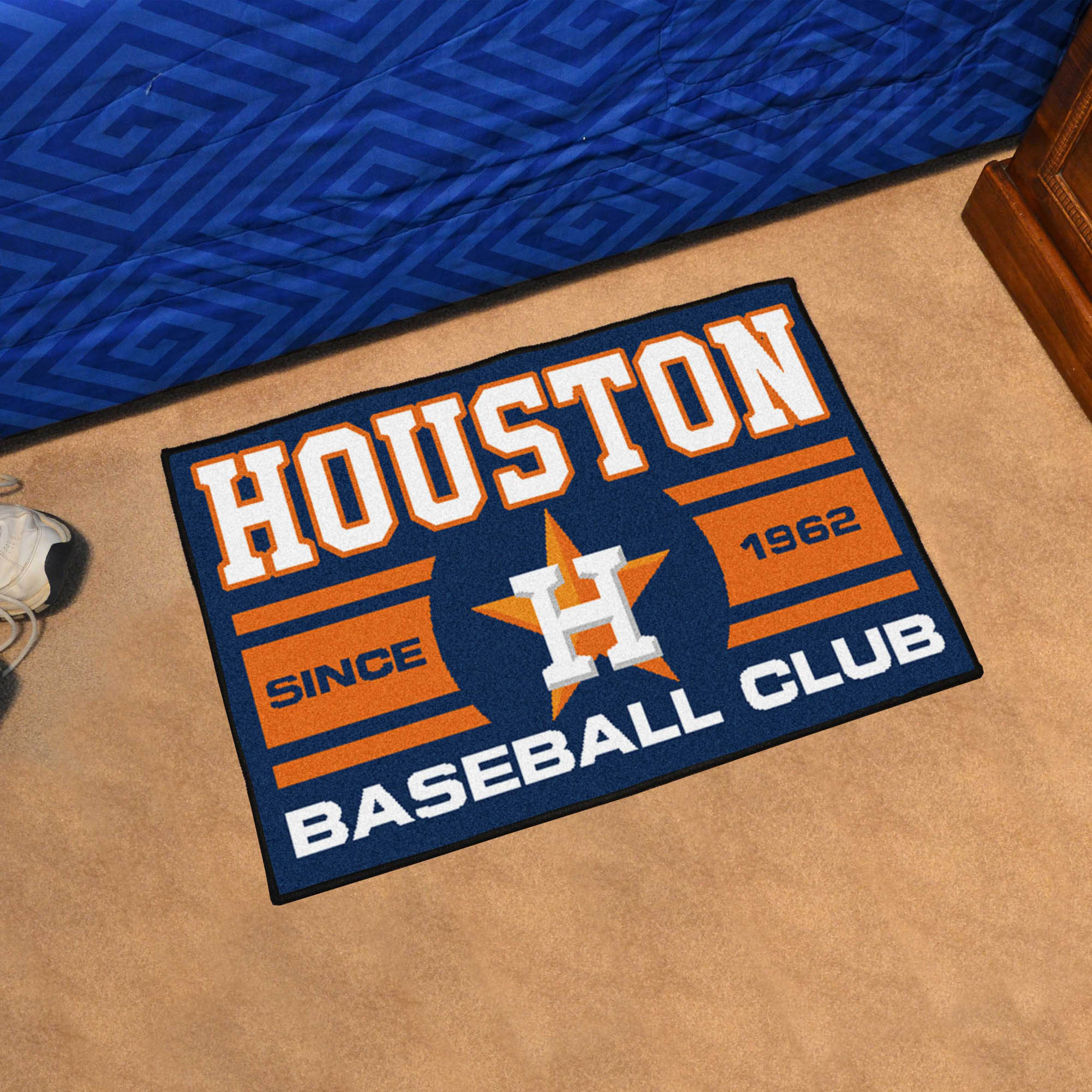 Houston Astros Baseball Club Doormat â€“ 19 x 30