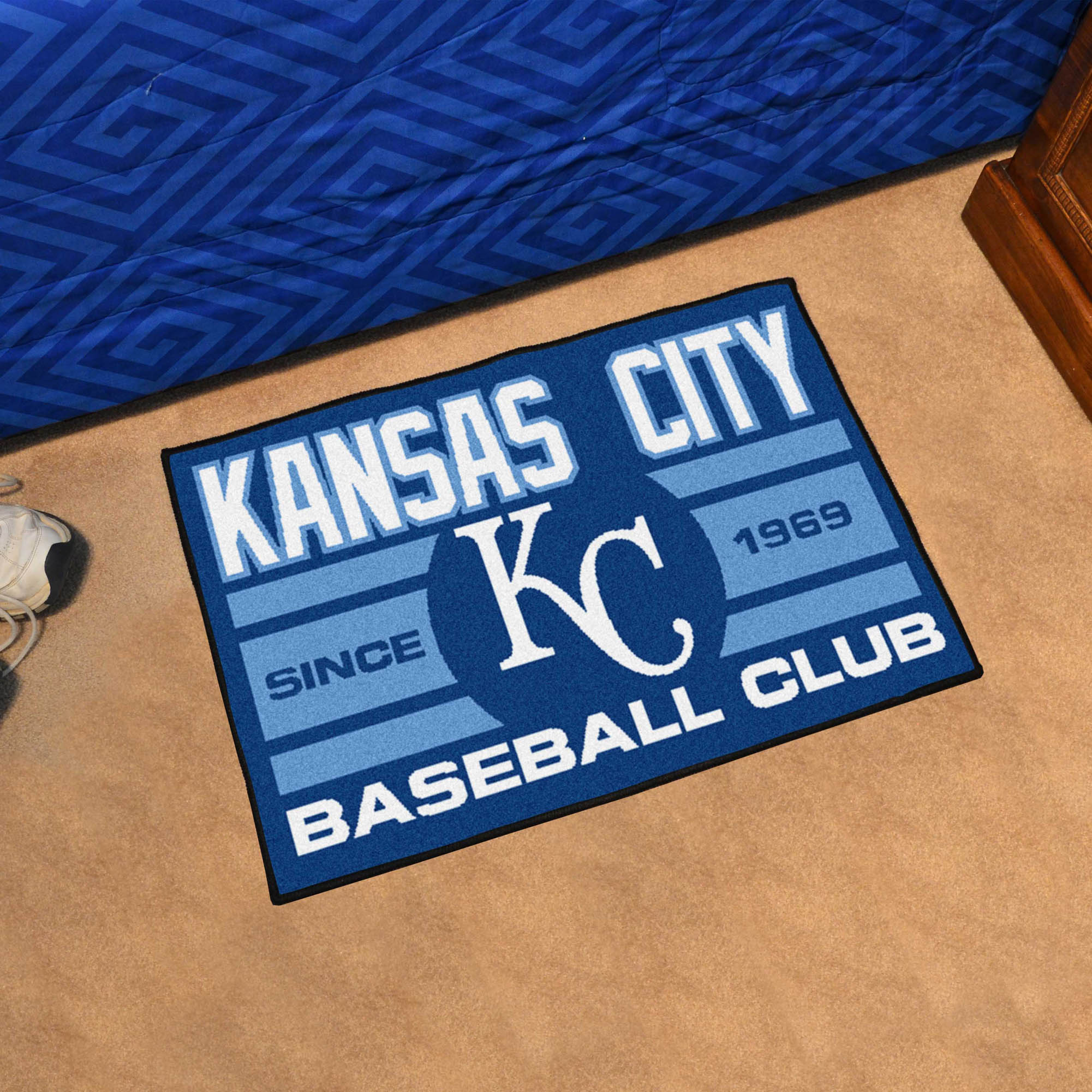 Kansas City Royals Baseball Club Doormat â€“ 19 x 30