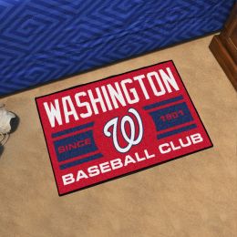 Washington Nationals Baseball Club Doormat â€“ 19 x 30