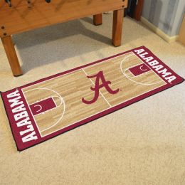 Alabama Crimson Tide Basketball Court Runner Mat - 30 x 72