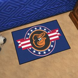 Baltimore Orioles Patriotic Starter Mat - 19 x 30