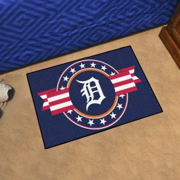 Detroit Tigers Patriotic Starter Mat - 19 x 30