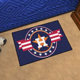 Houston Astros Patriotic Starter Mat - 19 x 30