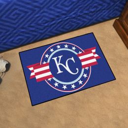 Kansas City Royals Patriotic Starter Mat - 19 x 30