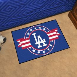 Los Angeles Dodgers Patriotic Starter Mat - 19 x 30