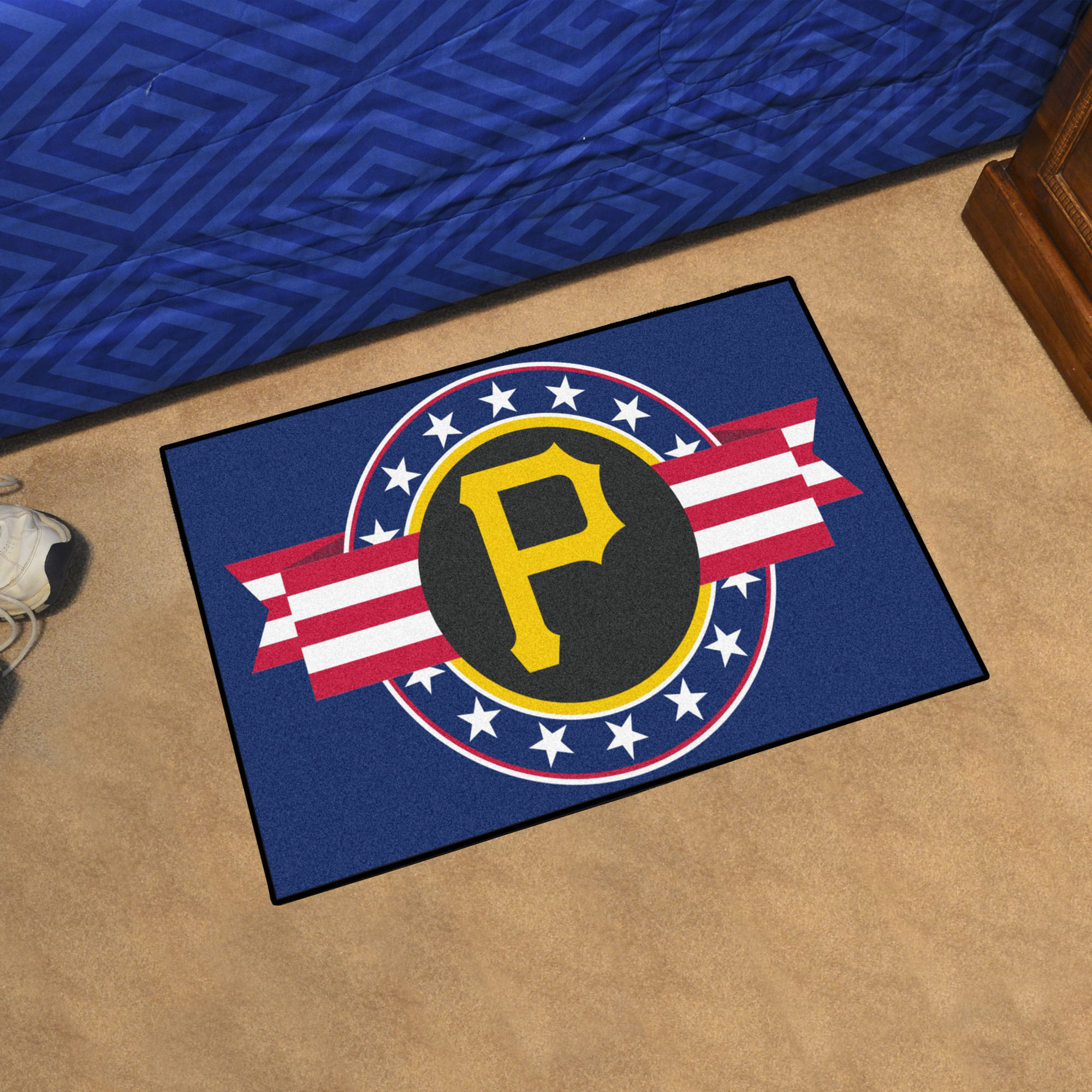 Pittsburgh Pirates Patriotic Starter Mat - 19 x 30