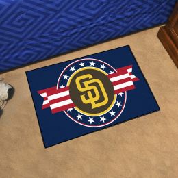 San Diego Padres Patriotic Starter Mat - 19 x 30