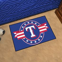 Texas Rangers Patriotic Starter Mat - 19 x 30