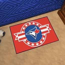 Toronto Blue Jays Patriotic Starter Mat - 19 x 30