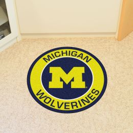 University of Michigan Wolverines Logo Roundel Mat - 27"