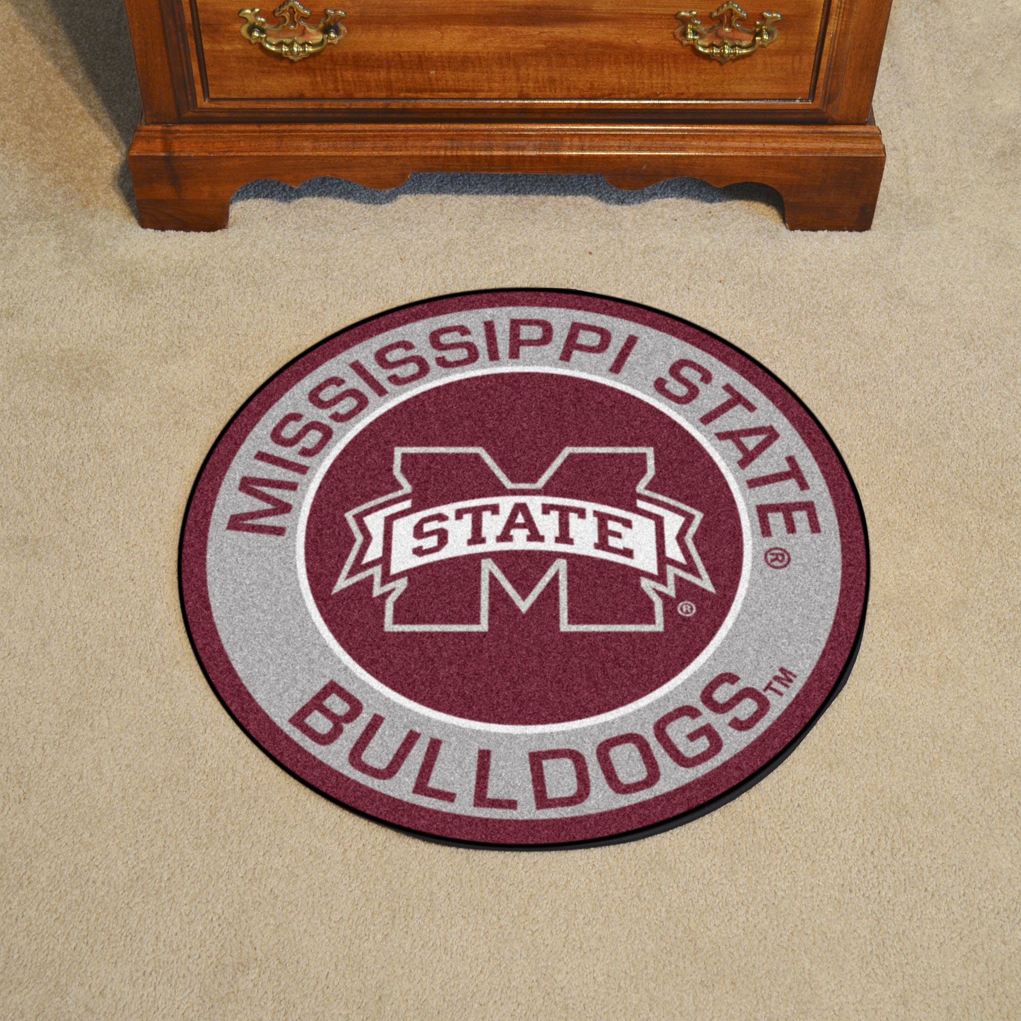 Mississippi State University Bulldogs Logo Roundel Mat - 27"