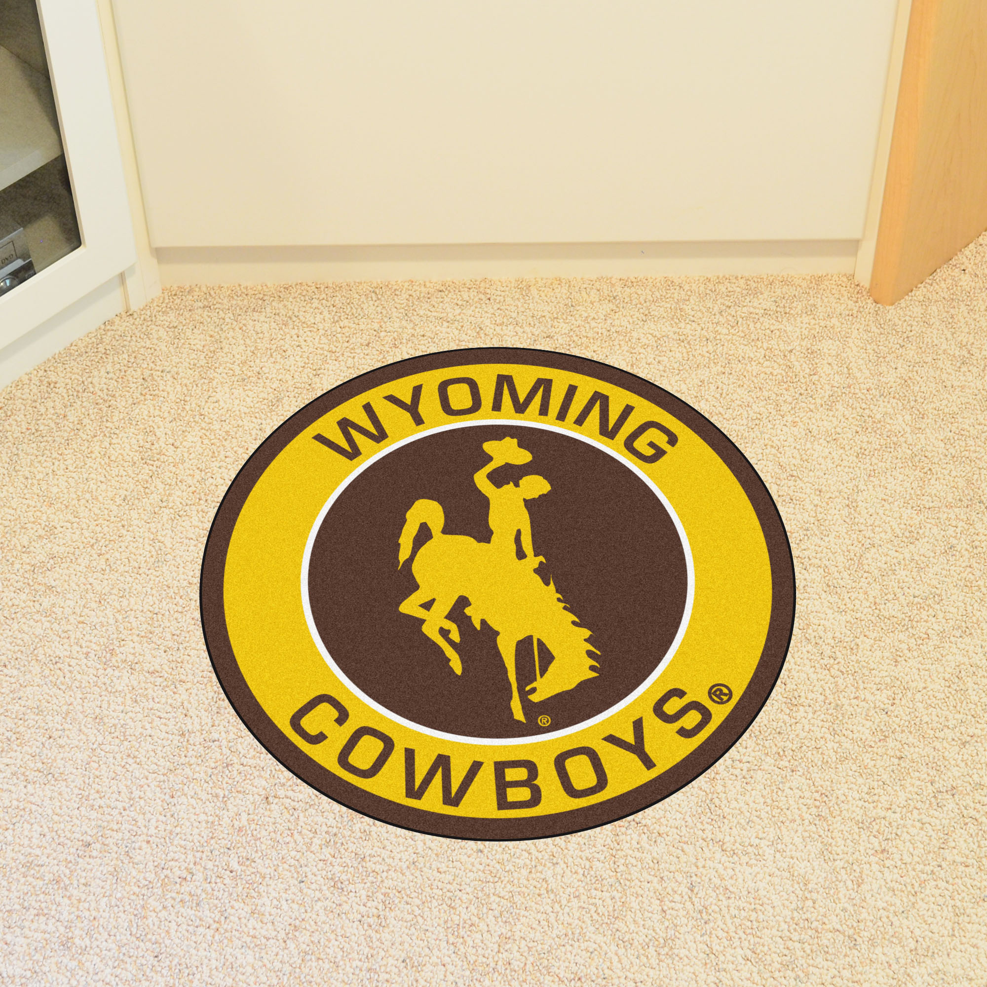 University of Wyoming Cowboys Logo Roundel Mat - 27"